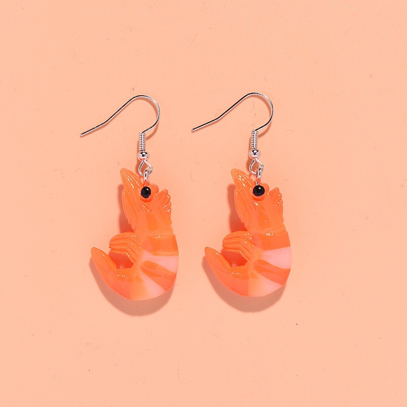 Title 1, Resin Crayfish Earrings Funny Quirky Halloween ...