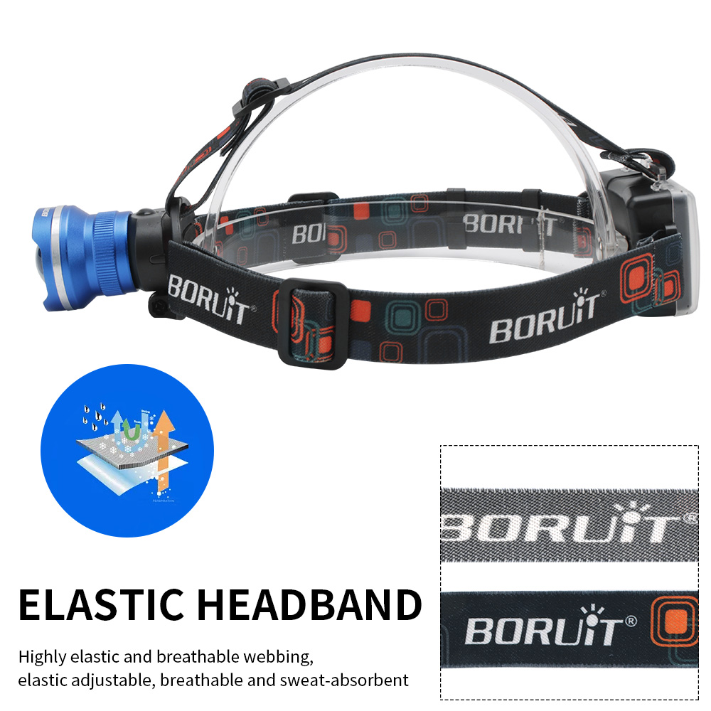 Zoom Headlamp 350000LM Rechargeable LED Headlight Flashlights Head Torch Fish — image 9