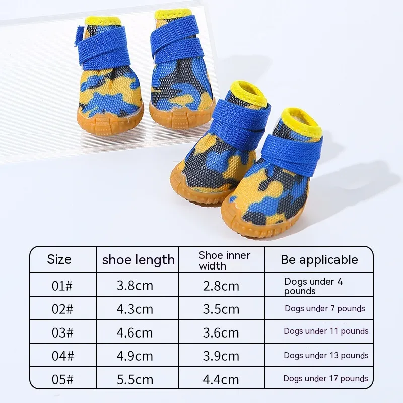 Pet Shoes Is Not Easy To Drop Poodle - Blue