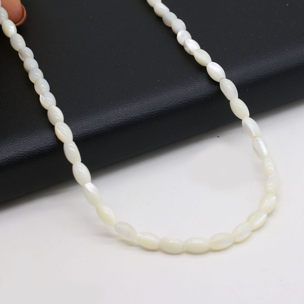 Fashion White Horseshoe Snail Loose Beads