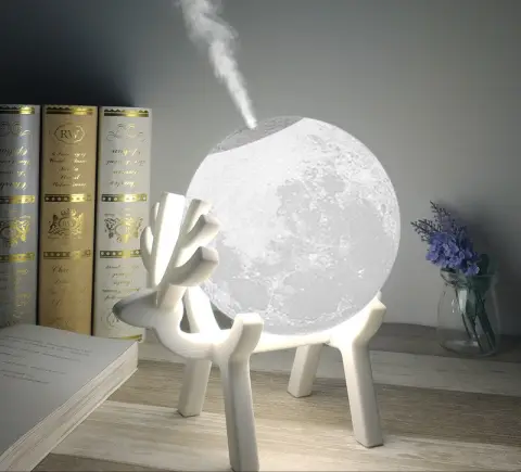 Creative Humidifier Aromatherapy Moon Night Light