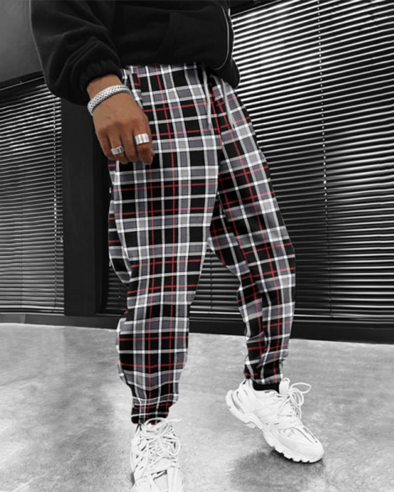 Fashion Couple Digital Printing Casual Trousers