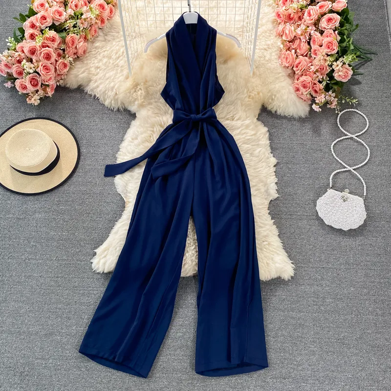 One Piece Fashion Underwear Legs And Waist - Blue