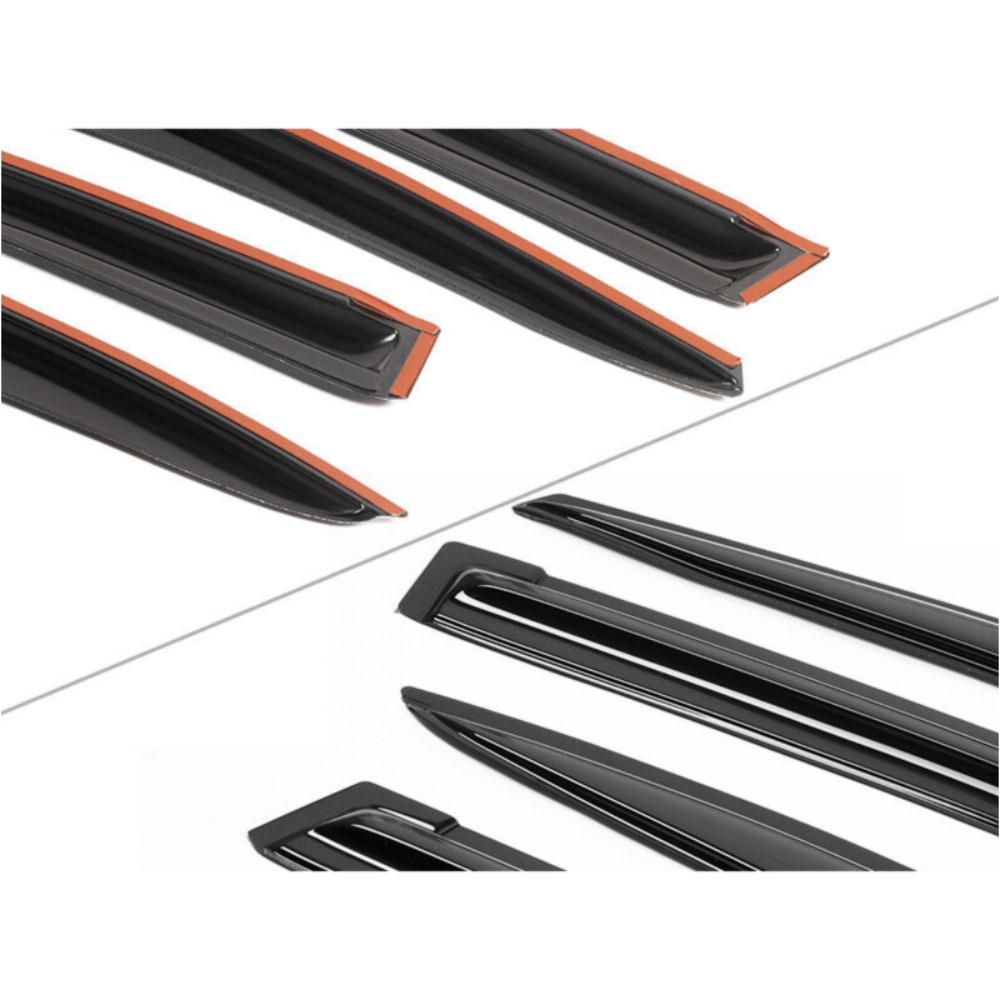 For H Onda 2012-2015 Civic Sedan MUG Style Window Visors Rain Sun Guard Deflector — foto 4