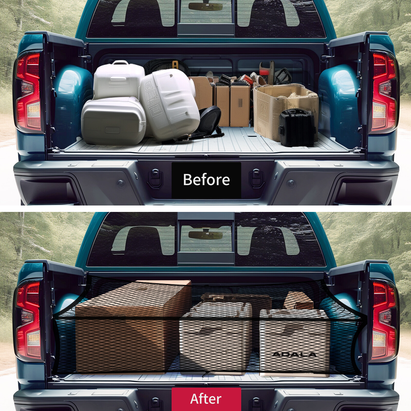 1 0 0x1 2 0cm Heavy Duty Cargo Net Pickup Truck Bed Strong Safety Trailer Mesh Nets