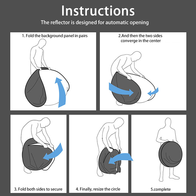 59 Green Screen Backdrop Pop-up Chair Round Background Protable Photograph W 4