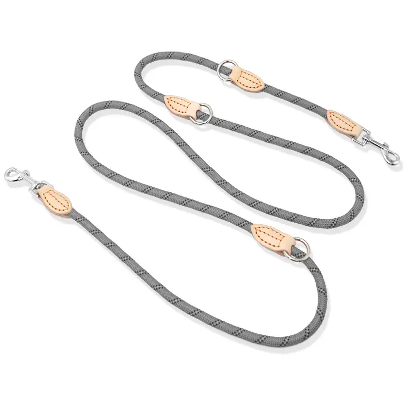 Multifunctional Hook And Chain Sewing Leather Dog Rope