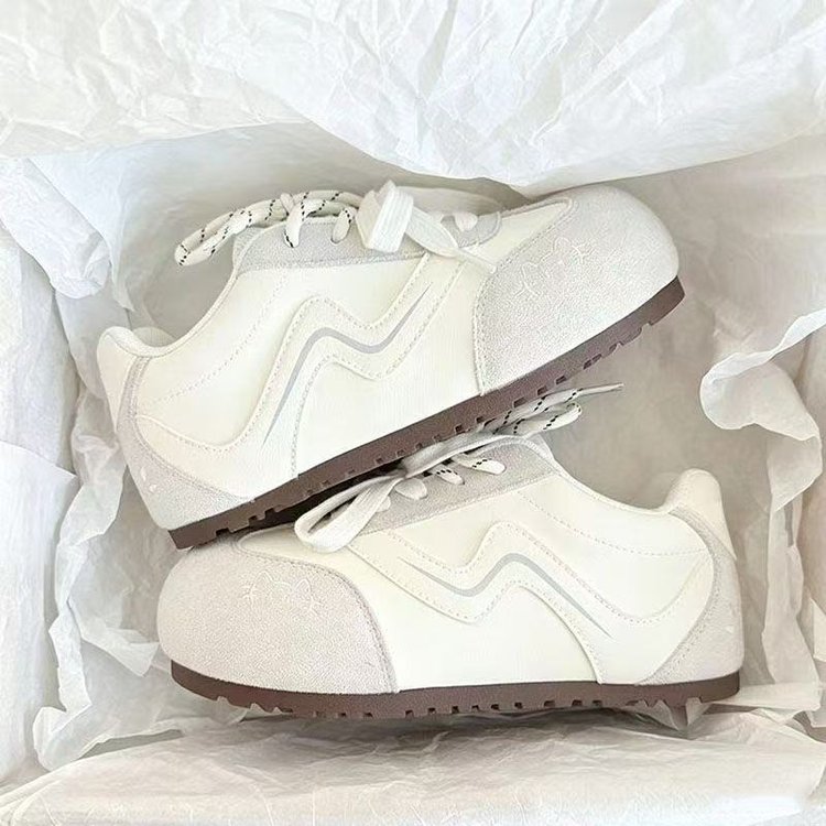 German Army Trainers Women, 2026 Summer New Arrival Bestseller Comfortable Wear-Resistant Hidden Wedge Soft Sole Skate Sneakers