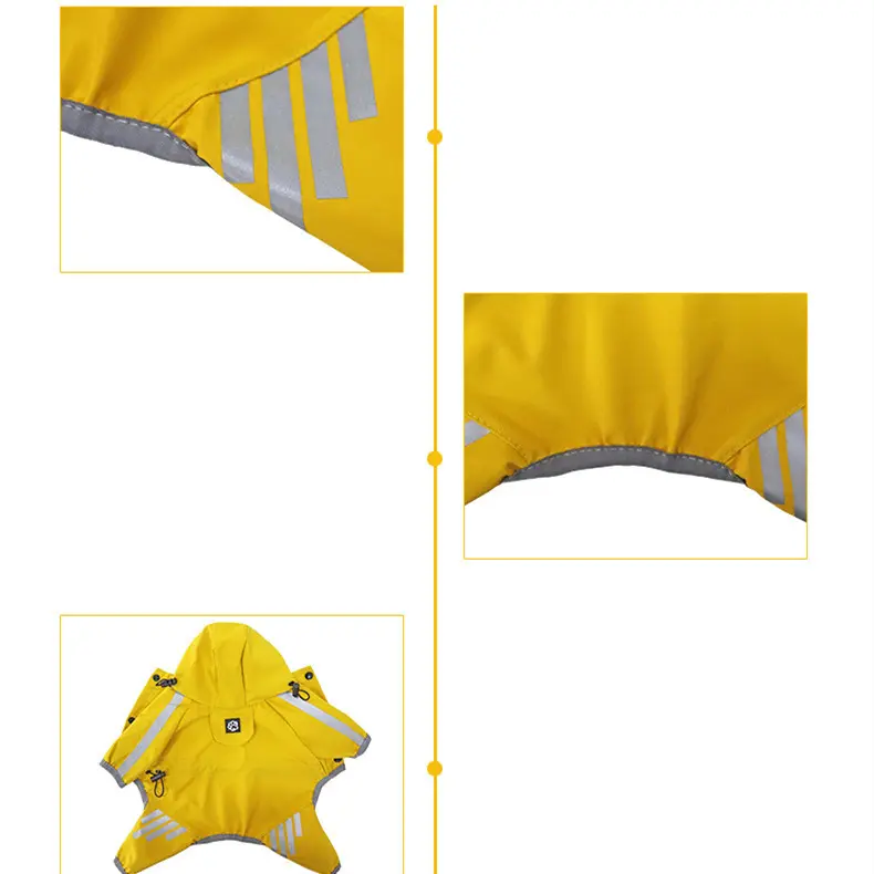 Dog Raincoat Full Package Four Feet Waterproof