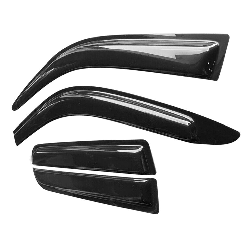 Fits 04-12 Chevy Colorado GMC Canyon Crew Cab Window Visors Acrylic 4 Pc Set