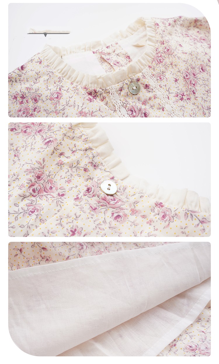 Girls' Niche Temperament Floral Dress