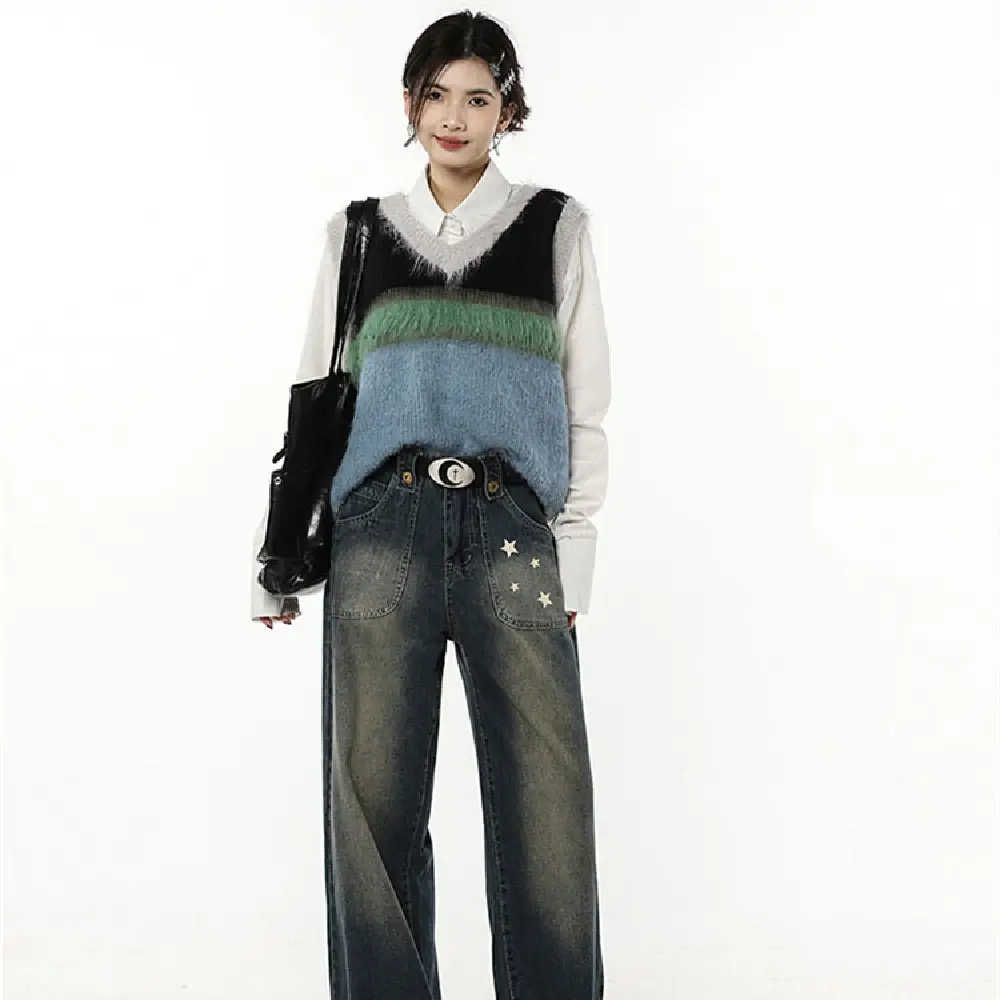 American High Street Design Star Jeans Girl