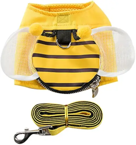 Bee Suspender Set with Cat Harness and Pet Leash