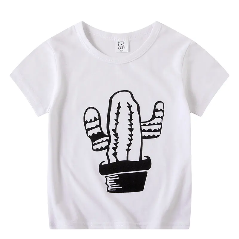 Children's Short Sleeve Boys and Girls T-shirt Cartoon Half