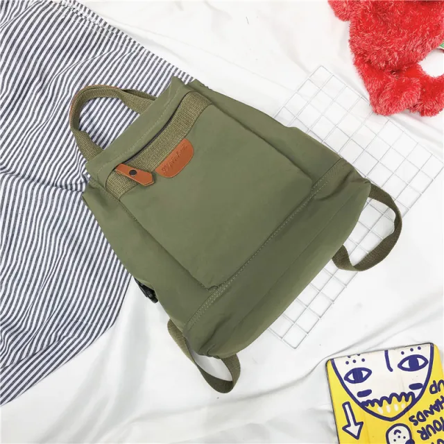 Super Korean Style Simple Girl Campus High School Student Schoolbag Green - Shop at LoveMi