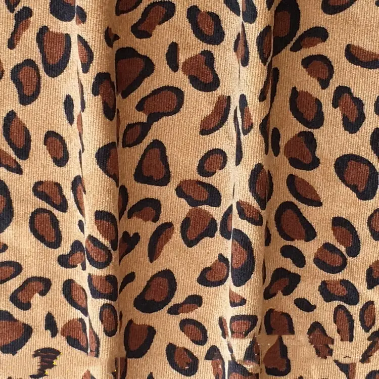 Leopard Print Fashion Women's A-line Skirt Shirt