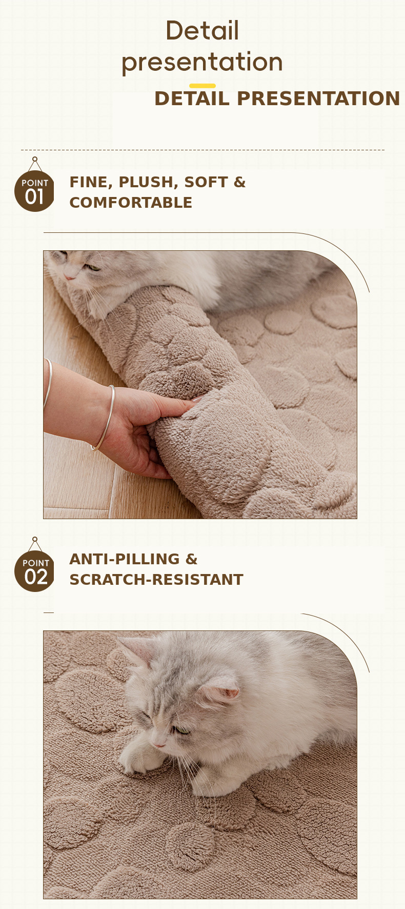 Pet Dog House, Pet Cat House, Universal Pet Pad For All Seasons, Pet Pad With Anti-slip And Water-resistant Properties, Dog House detail photo 2