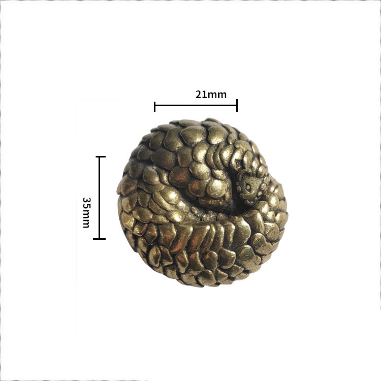 Title 3, Solides Schreibtisch-Pangolin-Ornament aus rein...