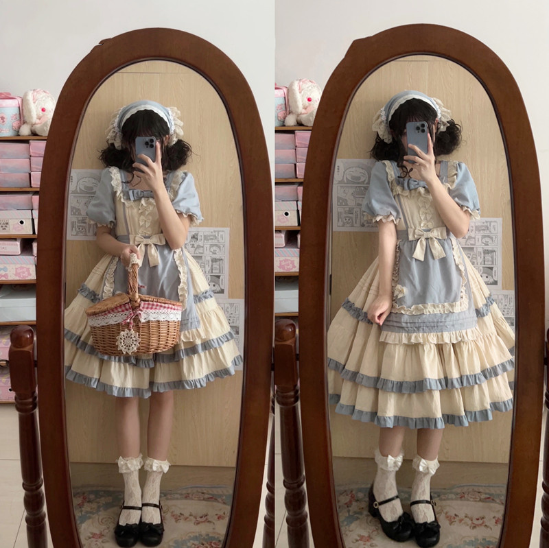 Women's Country Style Short Sleeve Dress