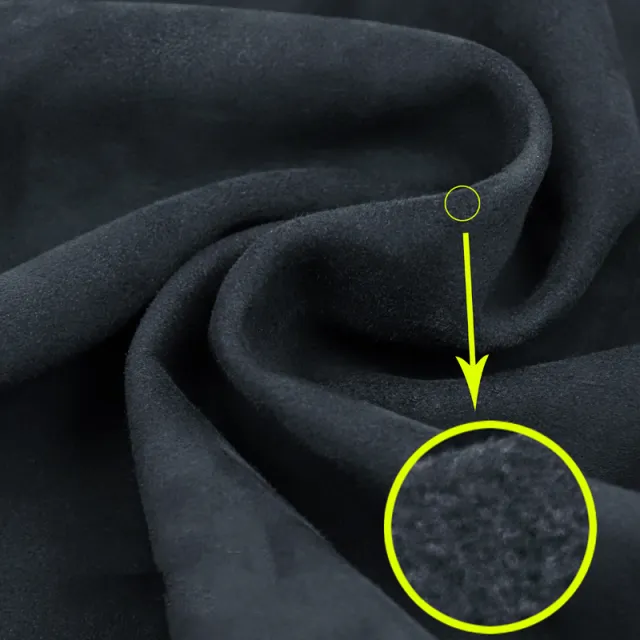 Goat Suede Leather Is Used For Lining And Fabric Indigo - Shop at LoveMi