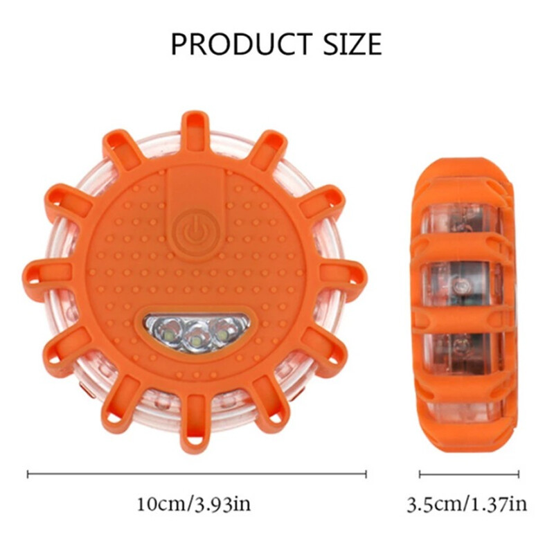 LED Warning Light Car Auto Amber Lamp Magnetic Flashing Strobe Beacon Emergency — image 8