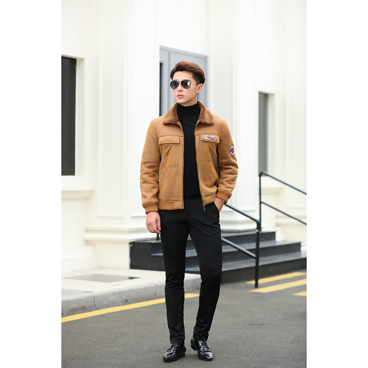 Men's Jacket Warm Berber Fleece Clothing - Image 13