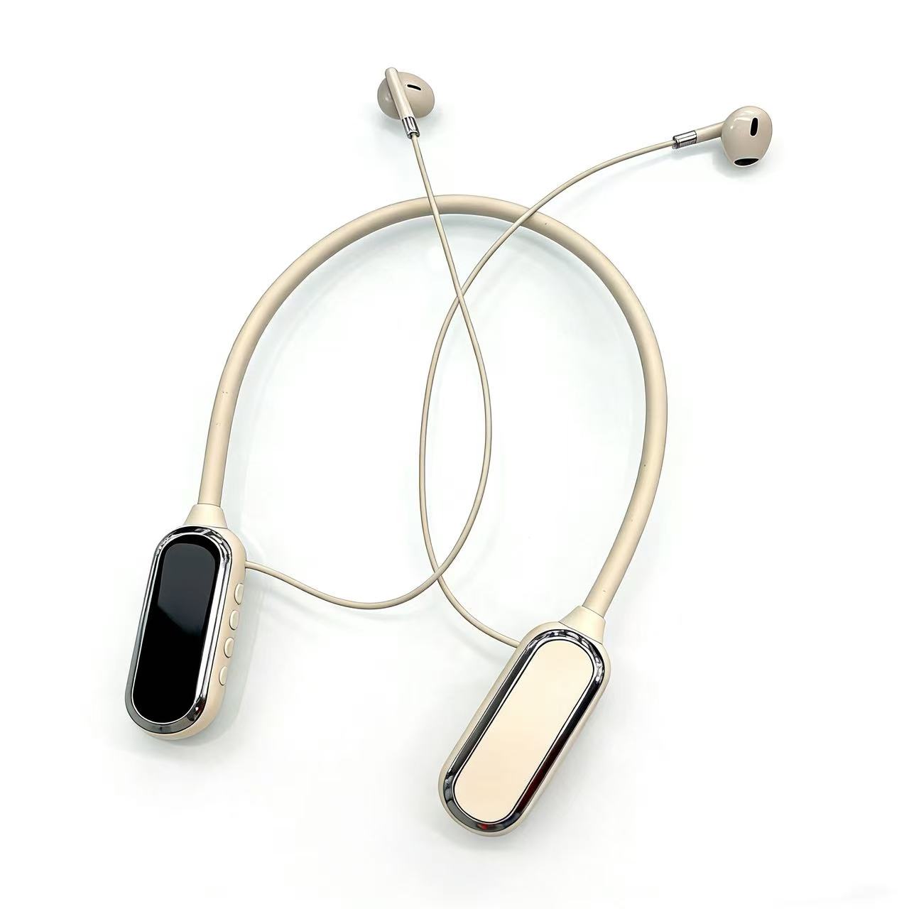 KP-261 Neckband Bluetooth Earphones Magnetic Digital Display In-Ear Low Latency Long Battery Life High Sound Quality Export Manufacturer Stock Available — miniatura 5