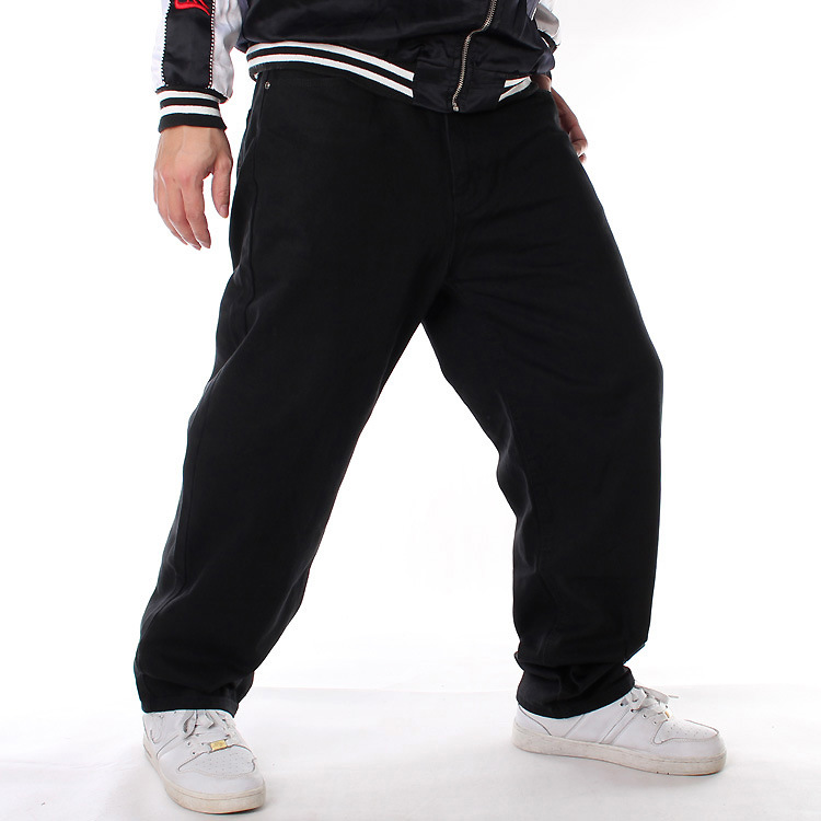 Title 4, Plus Fat Plus Size Hip-hop Jeans Tendencia masc...