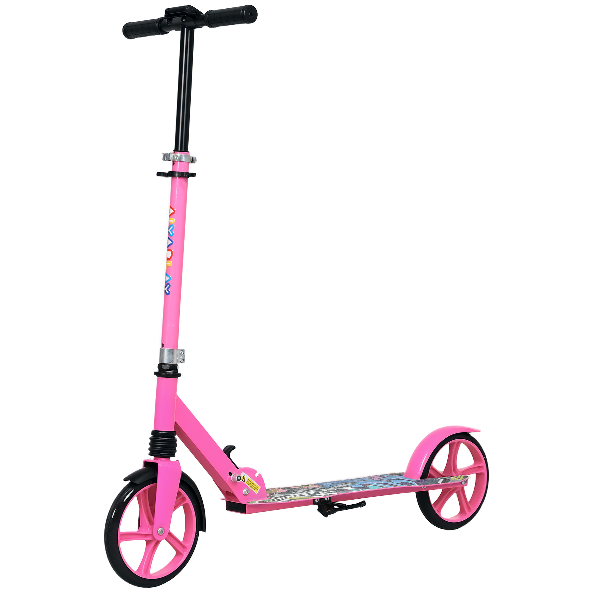 Foldable Children's Scooter With Adjustable Handlebars, 200mm Large Wheels — image 9