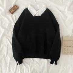 Fashion Women's Loose Plus Velvet Thick Sweater - 14 Style-2Xl - View 1