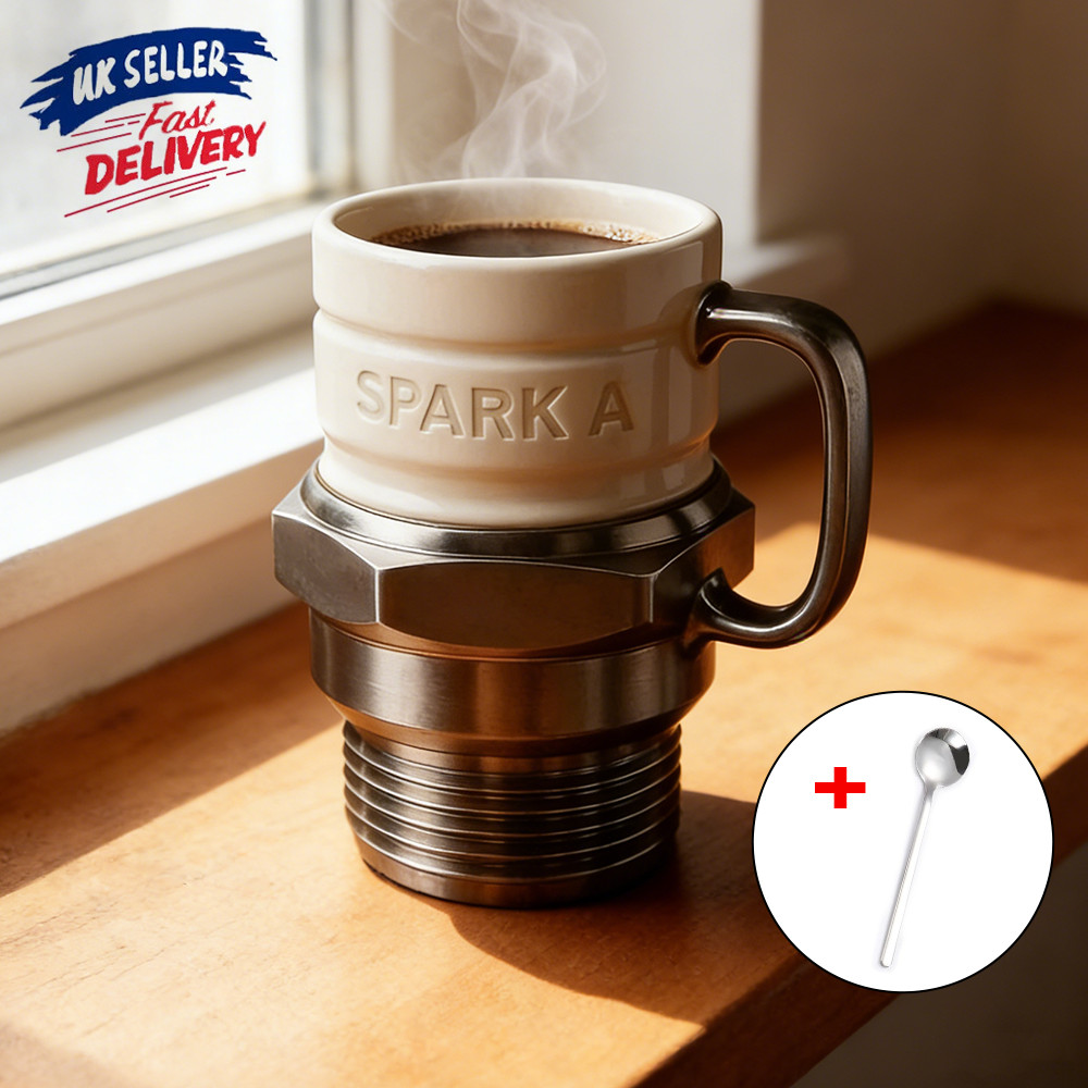 Ignition Plug Mug, Engine Ignition Plug Design, Novelty