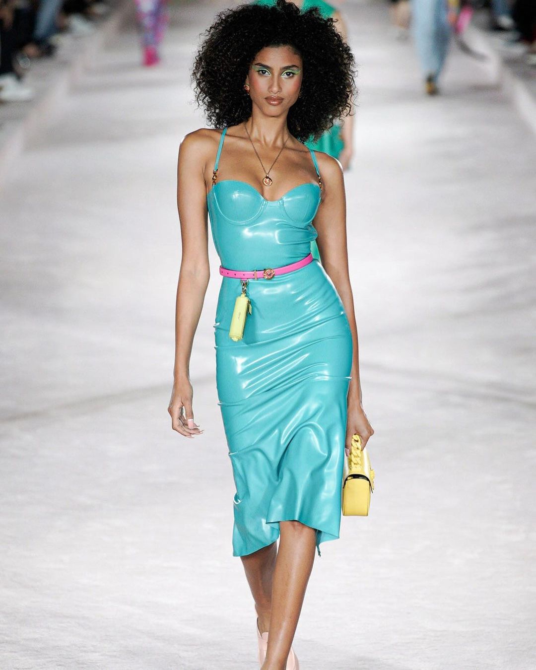 Suspender V-Neck Dress