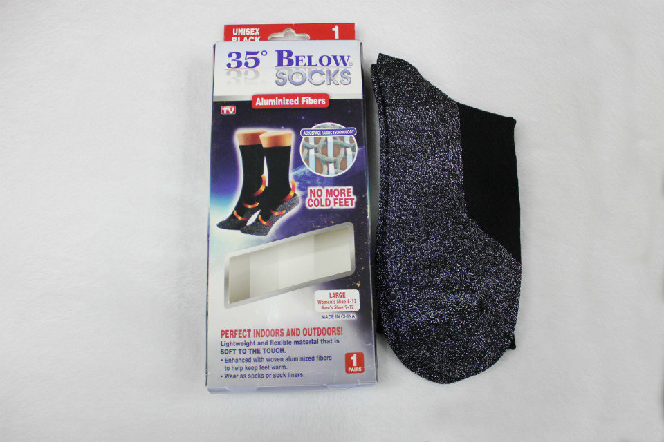 Aluminized Fiber Heating Socks 35 Degrees Warmth