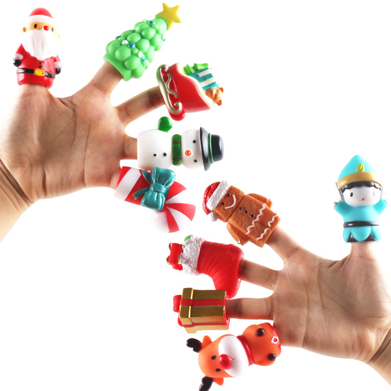 Title 1, Cartoon Christmas Finger Lining Gift Parent-chi...