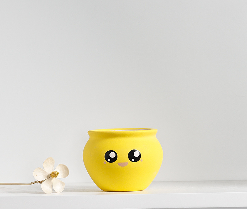 Ceramic Succulent Small Flower Pot Simple Household Mini