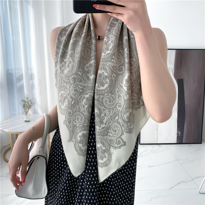 Fashion Home Color Leopard Twill Scarf