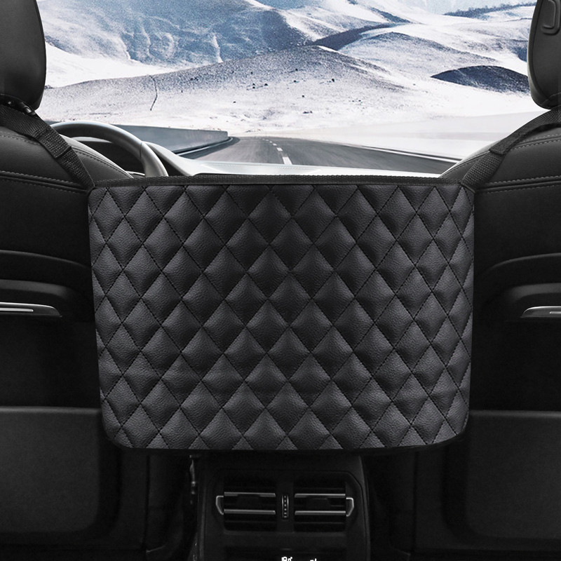 Car Seat Back Bag Universal Auto Seat Side Storage Box For Cup Key Phone Holder Travel Organizer
