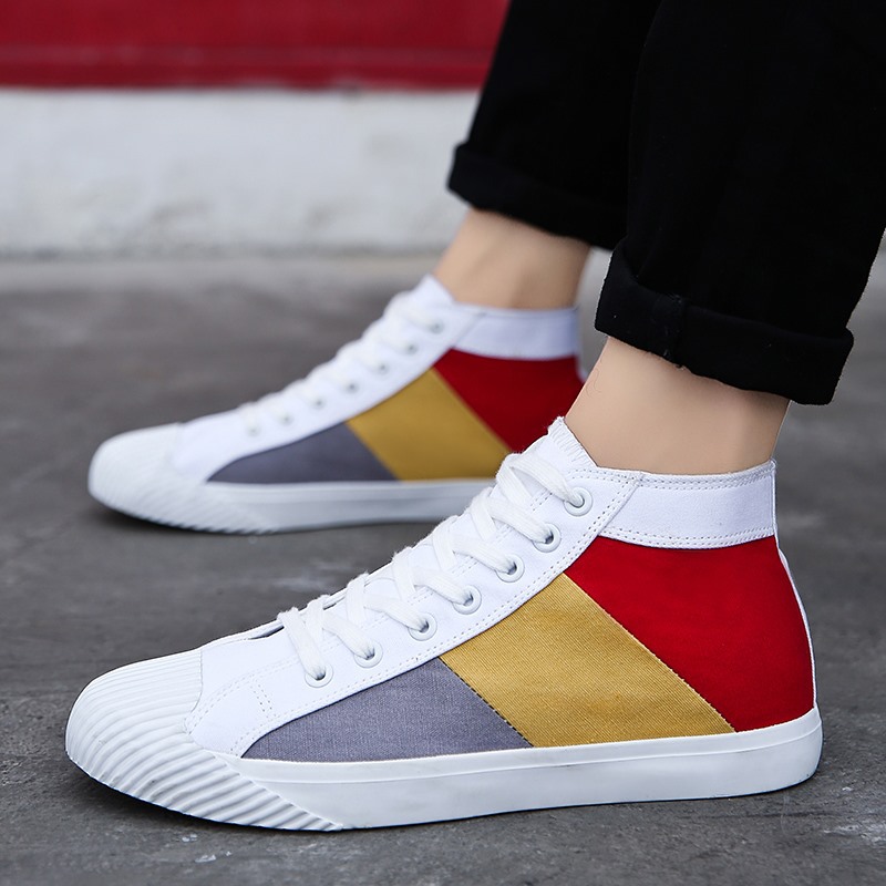 Title 5, Shell head high-top canvas men