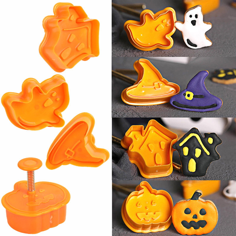 Baking Set Tool Halloween Diy Cake Decoration Plastic