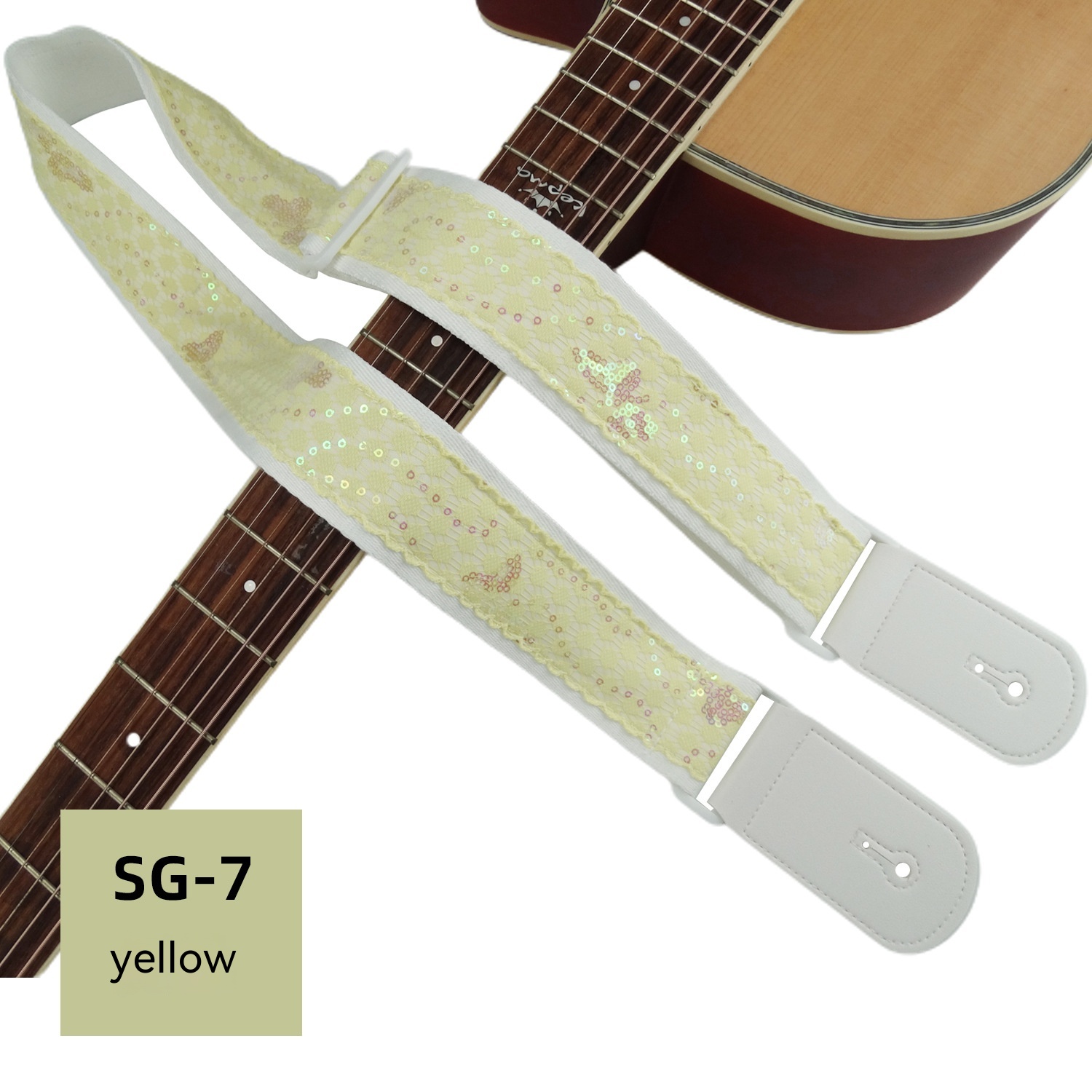 Title 3, Classical Cartoon Ji Knitted Guitar Strap