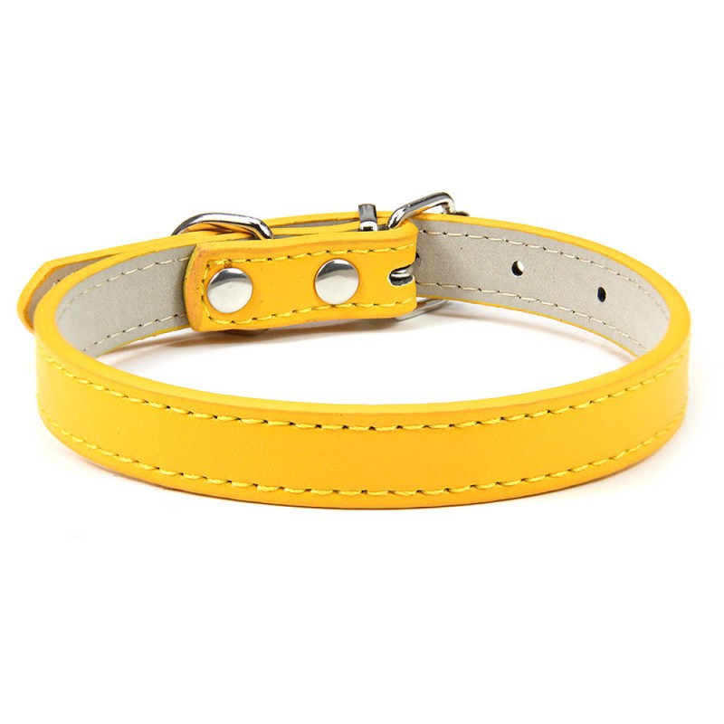 Title 12, Durable and comfortable PU leather pet collar, ...