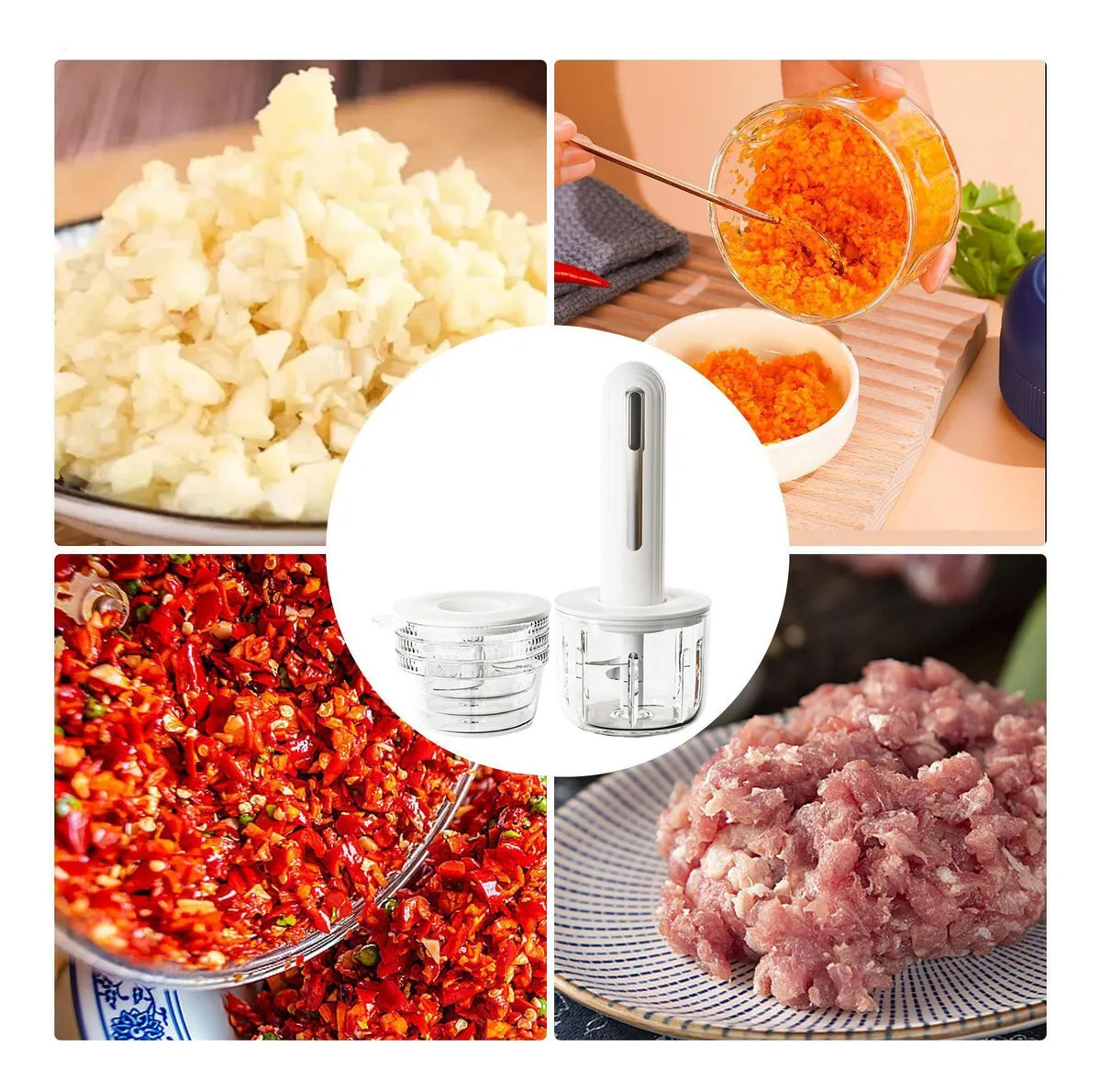 200ml And 400ml USB Electric Food Grinder Blender For Garlic, Meat, Baby UK — image 11