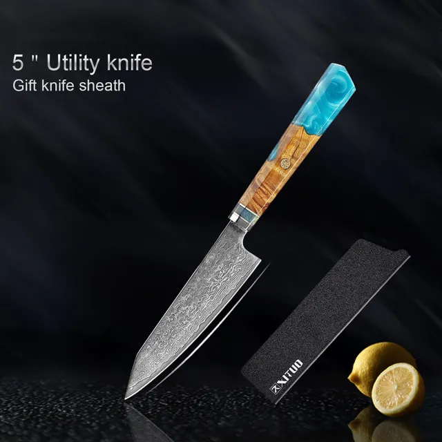 Damascus Stainless Steel Kitchen Knife Universal Knife - Shop at LoveMi