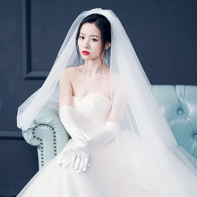 Bridal Wedding Dress Long Tail Luxury Super