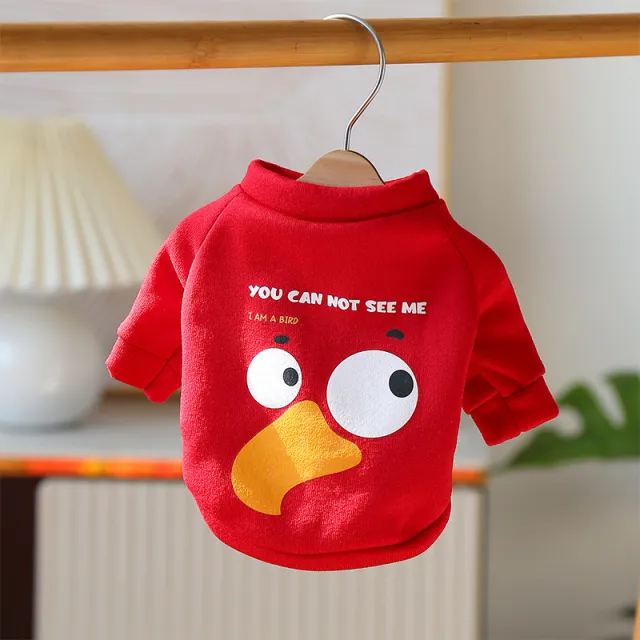 Pet Fashion Simple Dog Warm Clothes Red - Shop at LoveMi