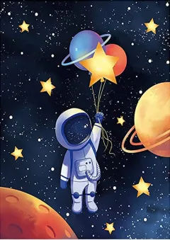 5D Diamond Painting Kit Diy Full Diamond Astronaut - Fgg002 - View 1