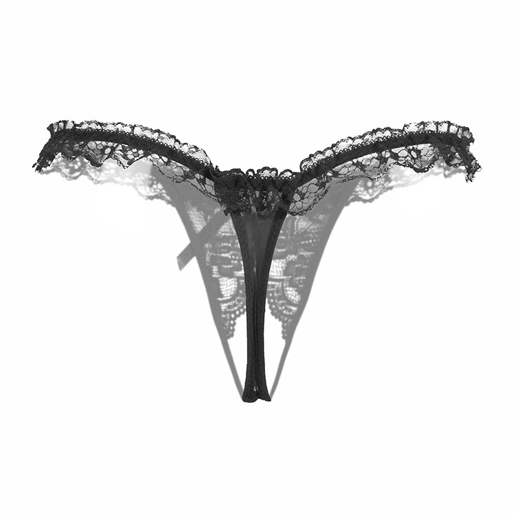 Title 4, Tanga Mujer Perla Masaje Transparente Cintura Baja