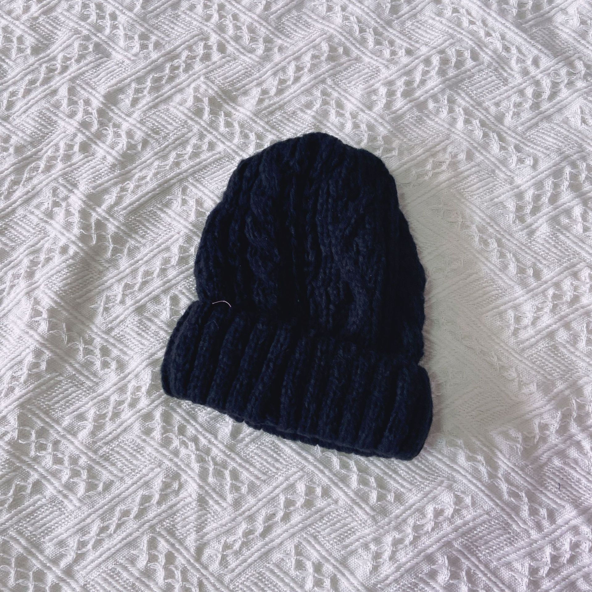 Women's Retro Casual And Versatile Solid Knitted Hat