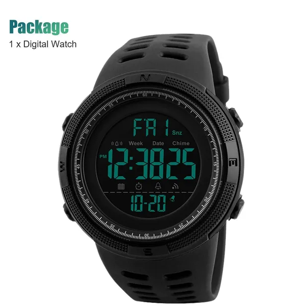 SKMEI Men's Digital Army Military Sport Quartz Analog Chrono Waterproof Watch US