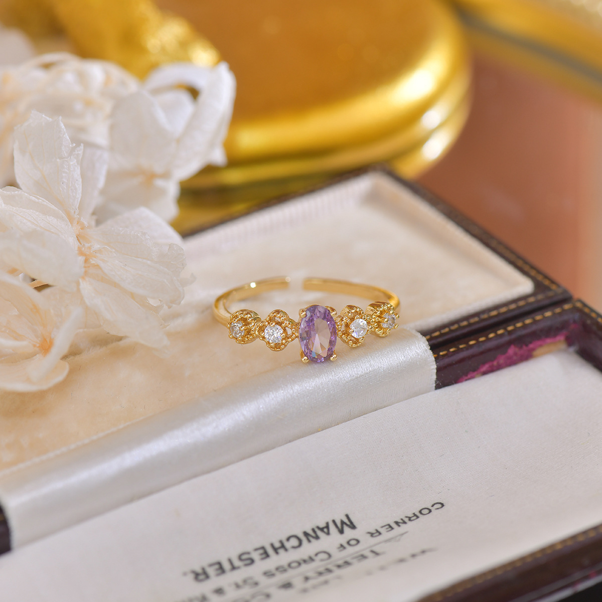 Purple Zircon Niche Versatile Opening Ring thumbnail 1